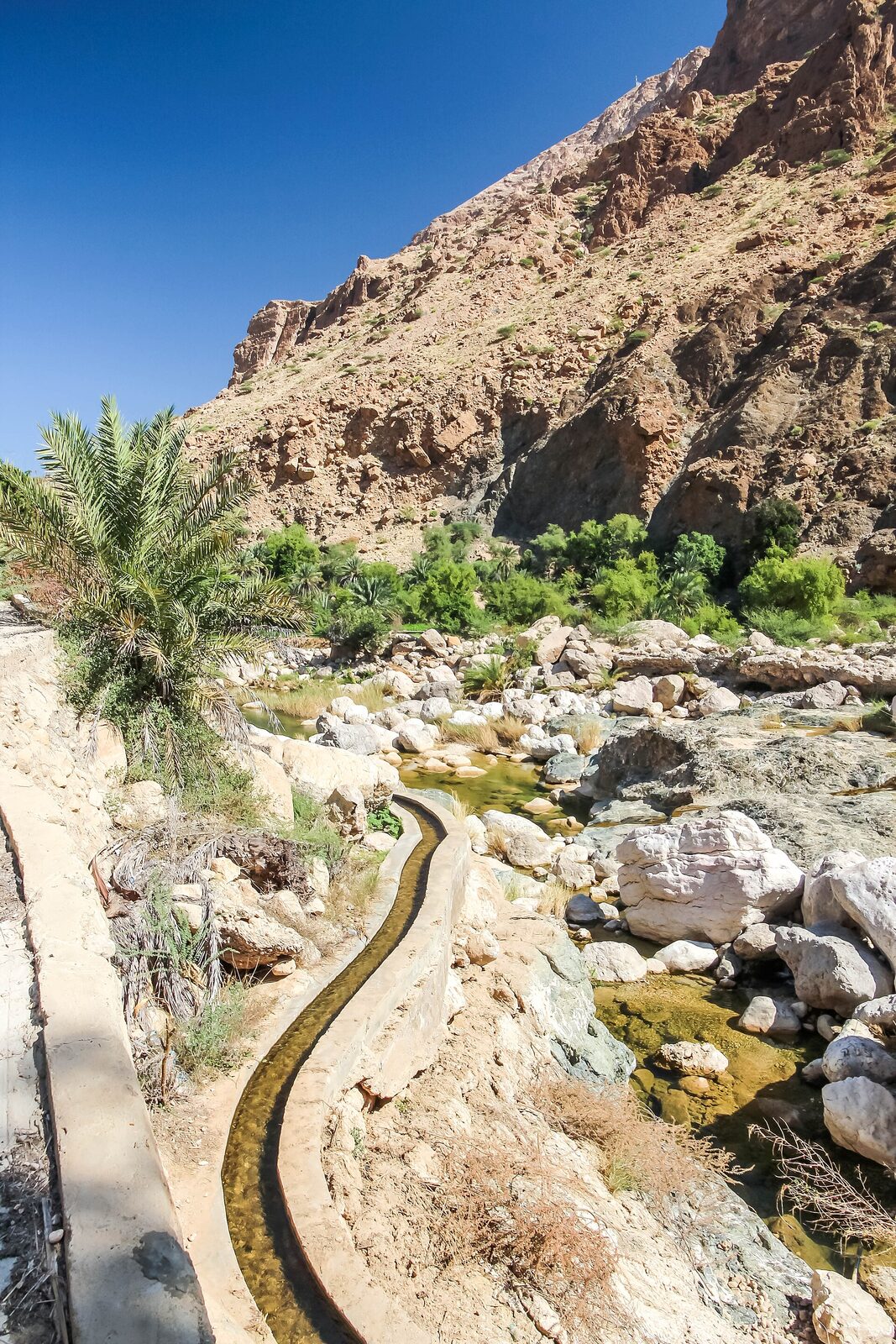 Falaj in the canyon
